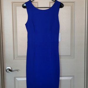 Betsey Johnson Cutout Back Scuba Crepe Dress - Royal Blue Size 6